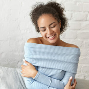 Femme souriante